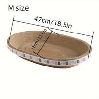 katės draskyklė, M dydis (ilgis 47 cm * plotis 32 cm, tinka katėms iki 3 kg)
