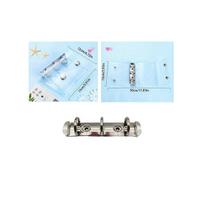 Skaidrus PVC segtuvas su metaliniais žiedais, Binder A8