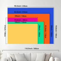 Namų tapiserija su šunimis ir gėlėmis, 39inch*59inch/100cm*150cm