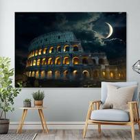Poliesterinė Koliziejaus Nakties Scena Gobelenas, 59inch* 82.6inch/150cm*210cm