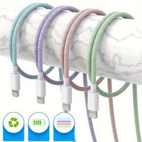 USB į 8-Pin greito įkrovimo laidai, 1Pack-2m/6.6ft-Blue