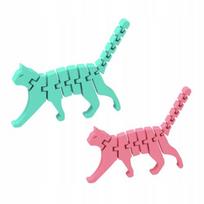 3D lankstoma dėlionė LeanToys Cat Puzzle Fidget 24584