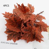 Dirbtiniai klevo lapai,  AHF495 Brown