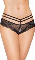 Seksualios Atviros Kelnaitės Soft Line 2476 - Juodos S/m, Stringai – Elegancija ir jausmingumas viename - s/m