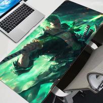 Gaming Mousepad One Piece Zoro Anime Big Computer Gamer New Mouse Pads Big Natural Rubber With Locking Edge Gaming Mouse Mat XXL 30x60cm
