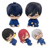 In Stock Anime Blue Lock Sleep Team Nagi Isagi Blind Box Kawaii Action Figure Desktop Ornament Birthday Surprise Gifts For Fans
