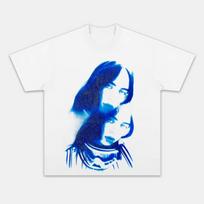 2026 Summer Fashion Merchandise Of Singer Billie Eilish  Unisexs And Unisexs American High Street Tshirts New Unisexs Tshirt 4XL blue