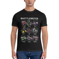 BattleBots Top Bots Grid Black T-Shirt M juoda