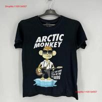Arctic Monkeys Retro Band Rock T shirt basic black Short sleeve tee NH vintage Washed Stylish graphic Stretched Slightly 4XL juoda