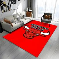 Chicago Bulls Red Bull Logo Design Patterned carpet a non slip rug suitable for all seasons and any setting, gift 60x90cm( 23x35in )