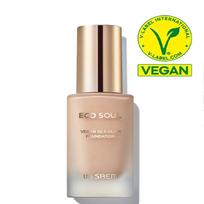 ECO SOUL Vegan Silk Glam Foundation 21 Light Beige 30ml_US Foundation 21 Light Bay 30ml beige