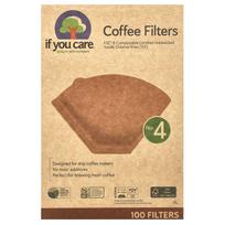 Coffee Filter, No. 4, 100 Filters brown