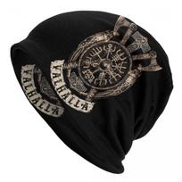 Viking Berserker Skullies Beanies Caps Unisex Winter Warm Knit Hat Women Unisex Fashion Adult Bonnet Hats Outdoor Ski Cap Beanies Hat gray
