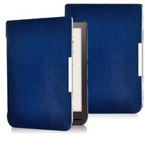 Prekyboje: 7,8 colio odinis dėklas Pocketbook InkPad 3 Pro 7.8-inch PocketBook 740 InkPad 3 tamsiai mėlyna spalva