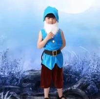 Helovino Karnavalo Cosplay drabužiai Kalėdų Pasirodymas septyni nykštukai Kostiumas vaikams Kalėdiniai kostiumai vaikams 130cm red