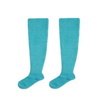 Women Large Size Thigh High Socks Extra Long Over the Knee Stockings Thick Knit Striped Leg Warmers for Thick Thighs blue