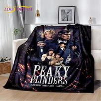 2025 m. Naujas Tommy Shelby P-Peaky B-Blinders minkštas pledas, minkštas pledas namams, miegamajam, lovai, sofai, iškylai, kelionėms, dangalas, dovana 75x90cm