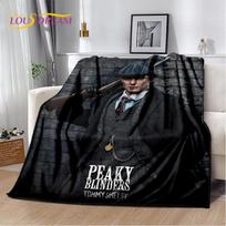 2025 m. Naujas Tommy Shelby P-Peaky B-Blinders minkštas pledas, minkštas pledas namams, miegamajam, lovai, sofai, iškylai, kelionėms, dangalas, dovana 75x90cm