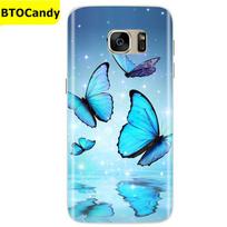 Silikoninis dėklas, skirtas Samsung Galaxy S7 Edge Case Mielas modelis Minkštas TPU telefono dėklas, skirtas Samsung Galaxy S7 S 7 Edge galinis dangtelis Coque Samsung S7
