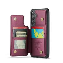 For Samsung Galaxy S23 S22 S21 S20 Ultra Wallet Case with Card Holder&RFID Blocking PU Leather Kickstand Magnetic Clasp Case For Galaxy S23 Ultra