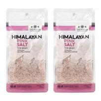 The Spice Lab Himalayan Pink Salt Fine Grain, 453g (1lb), 2-Pack 453g - 2 ea white