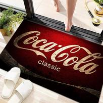 Christmas gift Halloween themed cola beverage Coca Cola carpet is suitable for living room and bedroom doormats office balcony decorative carpet V10 60x90cm( 23x35in )