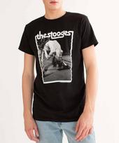 THE STOOGES Vintage T Shirt Rock Band Unisex T-shirt Unisex T-Shirt XXXL gray