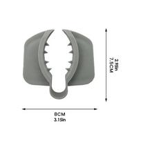 1pcs Vegetable Cutter Jig Safe Grater Finger Guard for Mandoline Slicer Protective Ergonomic Non Slip Kitchen Accessories gray