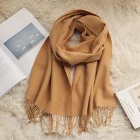 Kašmyro šalikas, 100% grynas kašmyras, kokybiška apdaila, puošnus ir natūralus 180cmx30cm beige