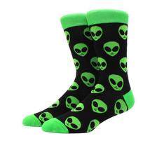 Unisex tapybos stiliaus astronautas vyras kojinės medvilninės Harajuku spalvingos pilnos kojinės moterims kosmoso gatvės apranga 1 pora dydis 38-46 black
