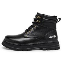 Jeep Classic Retro Black Warrior Thickened Warm Work Boots Men Boots P554M13235 44 black