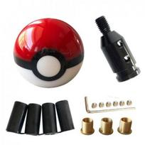 54mm Pokemon PokeBall Gear Shift Knob Poke ball Shift Head W/M12*1.25 Adapter black