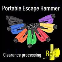 Multifunctional Car Safety Hammer: Window Breaker & Emergency Lifesaver 1-pack blue