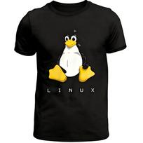 Linux Tux Penguin Logo Programmer Graphic T-Shirt M juoda