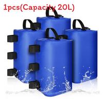 Camping Water Weight Bag With 10l 20l 25l Capacity For Tents And Shelter Support 20L mėlyna