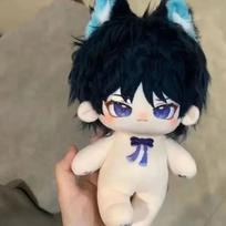 20cm Žaidimo Genshin Impact Pliušiniai Lėlių Anime Figūrėlė Scaramouche Klajūnas Pliušinis Dekoravimas Minkšta Kimšta Persirengimo Lėlė Vaikų Žaislai Wanderer gray