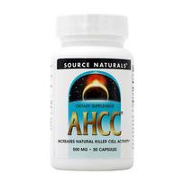 AHCC padidina natūralių žudikių ląstelių aktyvumą 500 mg, 30 kapsulių