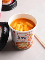 Yopokki sūrio tteokbokki greito paruošimo ryžių pyragaičiai (120 g) 2ea orange
