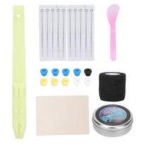 Hand Pen Tattoo Set DIY Tattoo Grommet Bandages Pen Kit for Tattoo Artists 9RL beige