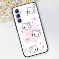 Hello Kitty Lovely Case for Samsung Galaxy A51 A53 A54 A31 A52 A12 A13 A21s A22 A32 A11 A22 A33 A41 A52s A73 A14 TPU Phone Cover Samsung A11 gray