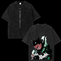 Naruto Rock Lee spausdinami unisex skalbti anime marškinėliai, vintažiniai anime vyrams ir moterims, 90-ųjų anime bootleg stiliaus, trumpos rankovės, aukštos kokybės moteriški ir vyriški drabužiai XXL black