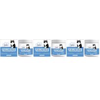 Kūno priežiūros milteliai katėms 200g, 99,9% grynas taurinas, vitaminas E, cinkas, skatina virškinimą ir stiprina imunitetą jautraus virškinimo augintiniams 3 pcs