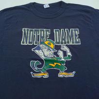 vintažinis 90-ųjų NOTRE DAME UNIVERSITETO FIGHTING IRISH ČEMPIONAS T-shirt M/L futbolas XL gray
