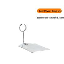 Bread and Cake Metal Price Tag Clip for Fruit Store Advertising orange