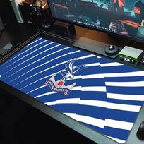 Crystal Palace FC Mouse Pad Large Gaming Table Cushion Non-slip Laptop Tablet Big Mousepad XXL Mat Mini PC Playmat With Lock edge_xia 30cmx60cm(11.8x23.6inch) black