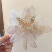 1PC Premium Sense Sweet Butterfly Grab Clip Fashion Temperament Back Head Disc Hair Shark Clip