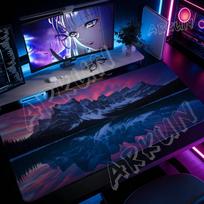 Northern Lights Mouse Pad Aurora Sky Desk Mat Fantasy Landscape Large Gaming Mousepad Aesthetic Keyboard Pad Desk Accessories 800x300x3mm