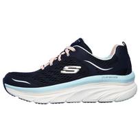 Skechers Dlux Walker Audiniai Patogūs Universalūs Žemi Laisvalaikio Batai Moteriški Kedai Juodi 149023-NVLB 38 white