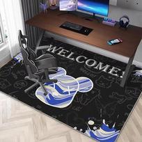 Esporto kambario kilimas Garso izoliacija Esports kėdės grindų kilimėlis Svetainės, miegamojo ir biuro kilimai Namų dekoravimo kilimas Žaidimų kilimėliai 80cm x 120cm