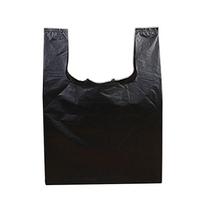 Heavy-Duty Disposable T-Shirt Plastic Carry Bags gray